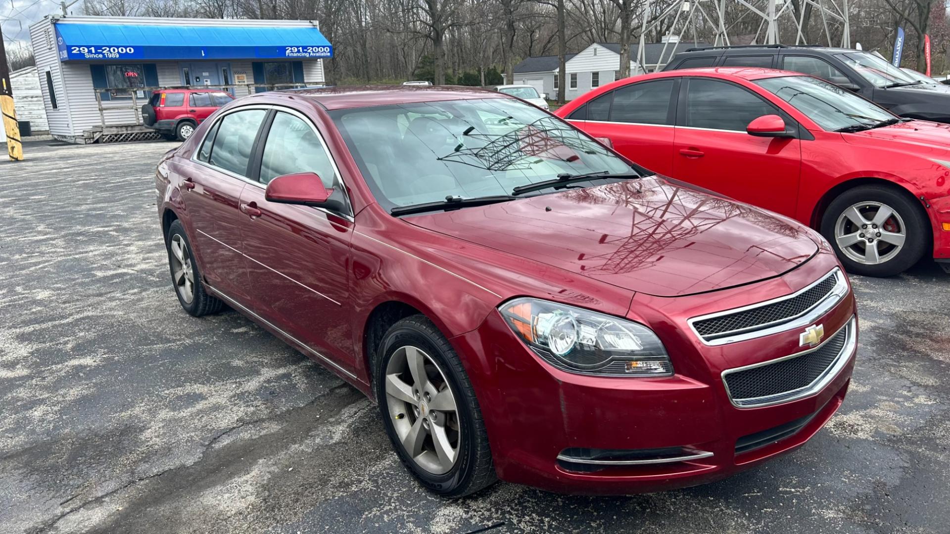 2011 MAROON /2 TONE BROWN / BEIGE Chevrolet Malibu (1G1ZC5EU2BF) with an 2.4L L4 DOHC 16V engine, located at 2710A Westlane Rd., Indianapolis, IN, 46268, (317) 291-2000, 39.885670, -86.208160 - Photo#3